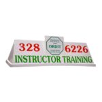 White "DSS Centre L" Roof Sign - Full Artwork - Image 2