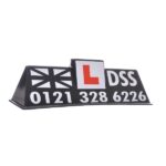 Black "DSS Centre L" Roof Sign - Full Artwork